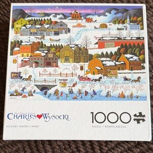 Charles Wysocki Puzzle - Vibrant Winter Scene. Bundle limited to 3